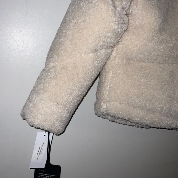 SAM. NYC Girls Sherpa Mid Coat – Size 8 (Almond) – NWT - Picture 11 of 14